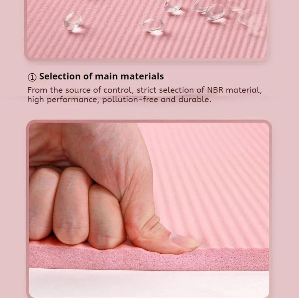"Yoga Mat Sided Non Slip Eco Friendly"