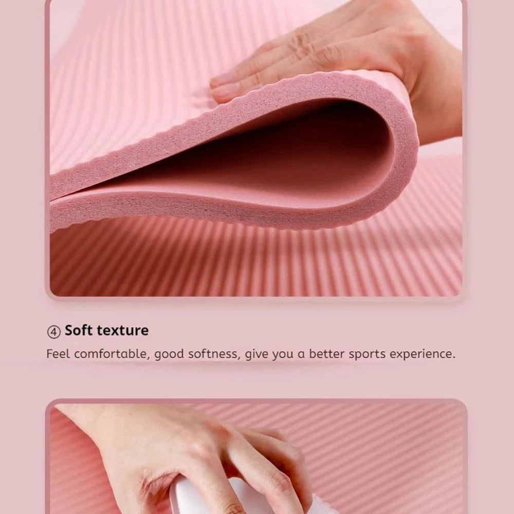 "Yoga Mat Sided Non Slip Eco Friendly"
