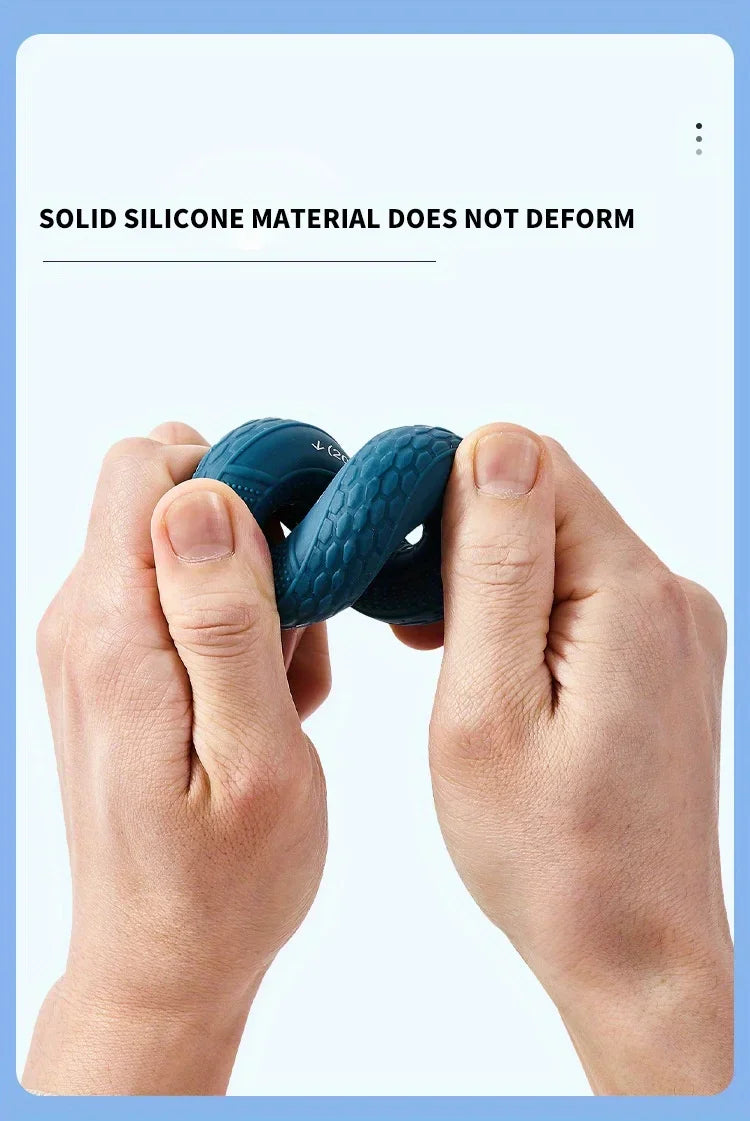 Hand Strengthener Grip Ring Silicone Grip Ring Strength Trainer Ring for Forearm Finger Training for Strength