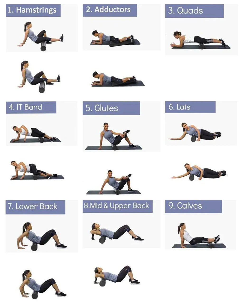 Yoga Massage Roller Fitness Foam Roller 