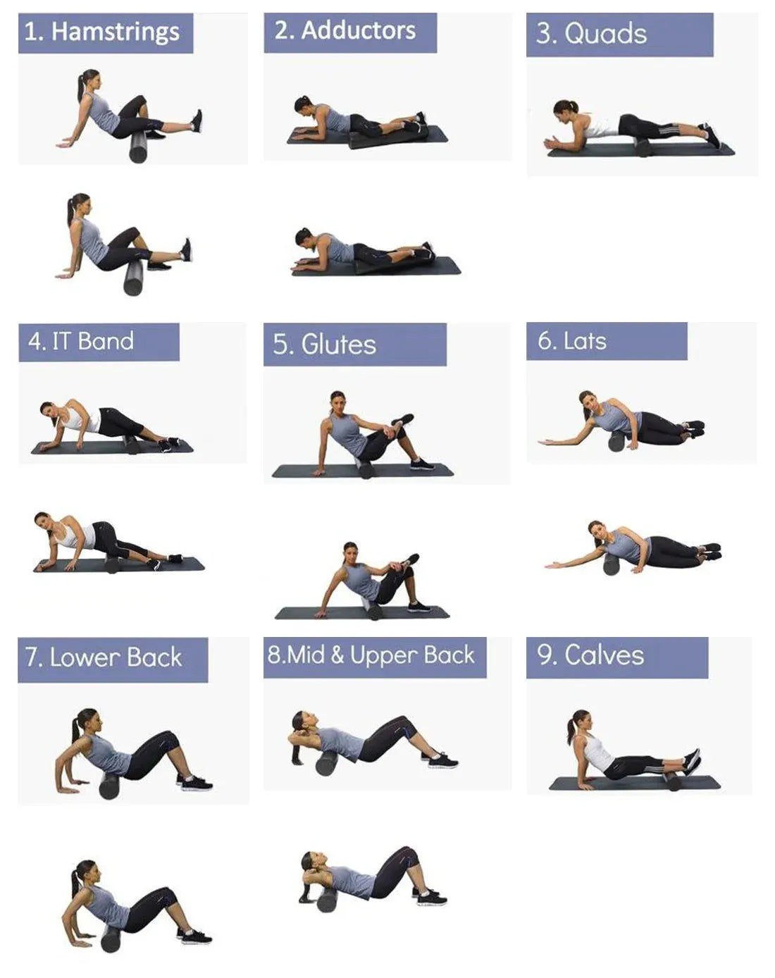 Yoga Massage Roller Fitness Foam Roller 