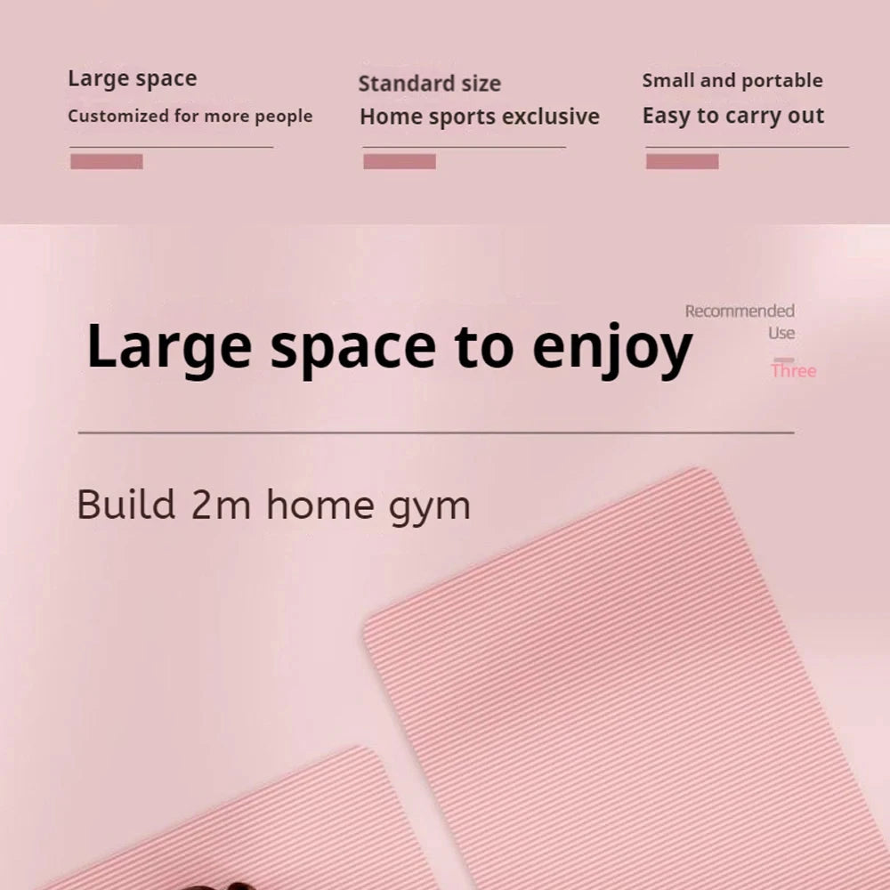 Yoga Mat Sided Non Slip Eco Friendly
