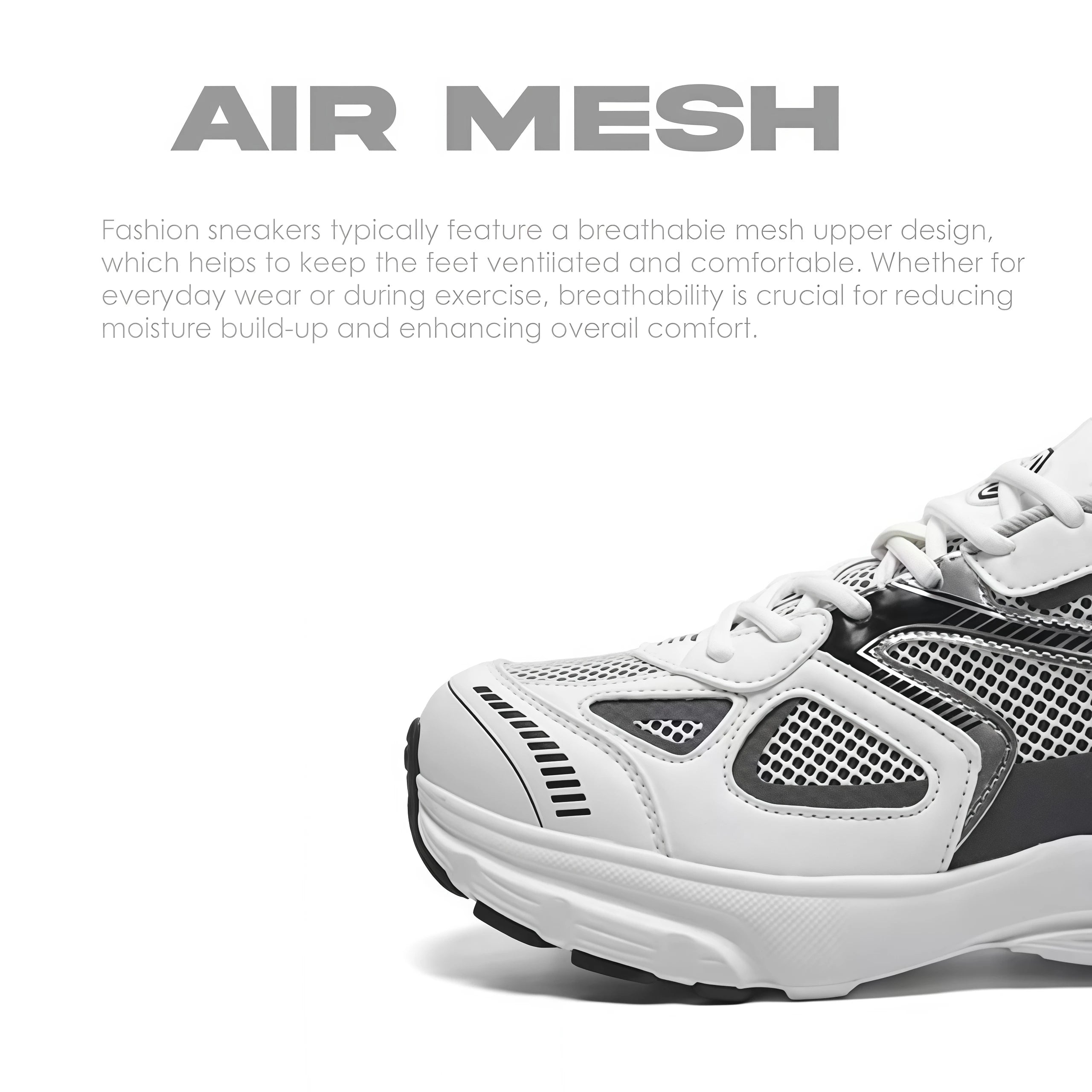 Women’s Chunky Mesh Sneakers | Breathable Casual Fitness Shoes