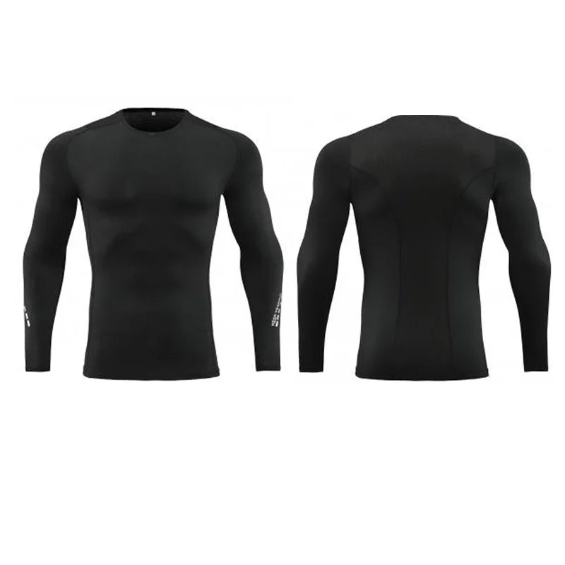 Men Bodybuilding Sportswear Clothes Fitness Suit Workout Pants Gym Muscle Elastic Compression Tights Skinny Running Tracksuit